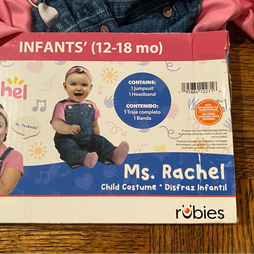 Rubie’s Ms. Rachel Jumpsuit and Headband Costume